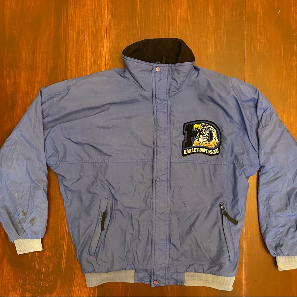 Helly Hansen Fleece Lined Jacket with Embroidered Harley-Davidson Eagle Patch
